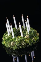 Opiflor Steckschaumkranz Ringo 40 cm - Detailfarbe: Grün