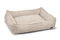 Designed by Lotte Hunde-Bett Ribbed Hellgrau 95x80x23cm - Breite: 95 cm - Länge: 80 cm - Detailfarbe: Hellgrau - Tierart: Hund - Produkttyp: Bett