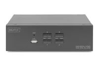 DIGITUS KVM Switch 4-Port 4K30Hz 2xHDMI 2xUSBA 2x3,5mKlinke