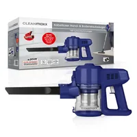 CLEANmaxx Akku-Hand- und Stielsauger Blau/Silber - Fassungsvermögen: 880 ml - Staubsauger Typ: Akku-Hand- und Stielstaubsauger - Nasswischfunktion: Nein - Ladezeit: 180 min - Max. Laufzeit: 35 min - Spannung: 22.2 V