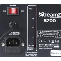 BeamZ S700 Water 0.25 L 700 W Black