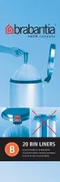 Brabantia Kehrichtsack PerfectFit 5 l, 20 Stück - Parfümiert: Nein - Eigenschaften: Keine Eigenschaft - Verpackungseinheit: 20 Stück - Volumen: 5 l - Trageriemen: Ja - Material: Kunststoff
