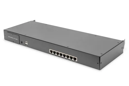 Digitus DS-72216 switch per keyboard-video-mouse (kvm) Montaggio rack Nero