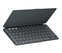 Logitech Tastatur Keys-To-Go 2 Graphite - Tastatur Typ: Mobile - Tastaturlayout: QWERTZ (CH) - Tastatur Features: Hotkeys - Medientasten - Easy Switch - Keyboard Tasten: Chiclet (Notebook) - Detailfarbe: Graphit - Schwarz - Ziffernblock: Nein