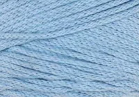 Glorex Wolle Makramee Cotton 225m x 2 mm, 250g, Hellblau - Packungsgrösse: 1 Stück - Länge: 225 m - Material: Wolle - Detailfarbe: Hellblau - Waschbar bei: 40 °C - Nadelstärke: 5 mm