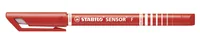 STABILO Fineliner SENSOR 189 Fein (F), Rot - Strichstärke: Fein (F) - Set: Nein - Verpackungseinheit: 1 Stück - Eigenschaft-Stift: Keine - Anwender: Schule - Büro - Erwachsene - Fasermaler & Fineliner Art: Fineliner