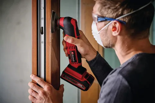 Einhell Multifunktionswerkzeug TE-MG 18/1 Li – Solo - Ausstattung: Ohne Akku & Ladegerät - Funktionen: Fräsen - Schleifen - Schmirgeln - Betriebsart: Akkubetrieb - Produktkategorie: Bohr- und Fräseinrichtung - Set: Keine Angaben - Akkusystem: Einhell Powe