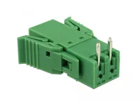Terminalblock Set für Platine 2 Pin 3,81 mm Rastermaß horizontal