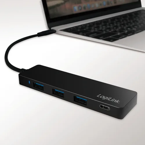 Logilink USB 3.1 HUB 31-port Type-C schwarz