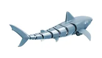 Amewi Sharky – der blaue Hai RTR - Altersempfehlung ab: 8 Jahren - Detailfarbe: Hellblau - Benötigt zur Fertigstellung: Batterien für Sender - Kapazität Wattstunden: 1.11 Wh - Modelltyp: Boot
