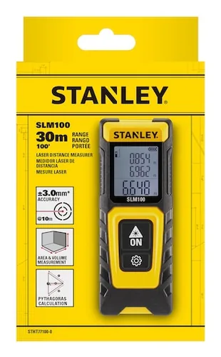 Stanley STHT77100-0 distance meter Laser distance meter Black, Yellow 30 m