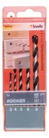 kwb Stein- und Betonbohrer-Set 3-8 mm 5-teilig - Set: Ja - Für Material: Stein - Beton - Bohrerschaft: Zylinderschaft - Bohrertyp: Stein- und Betonbohrer-Set - Bohrlochdurchmesser: 3-8 mm
