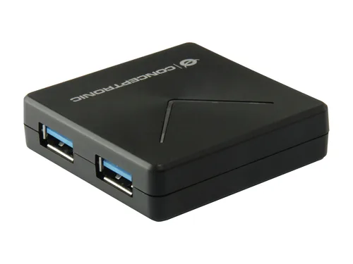 CONCEPTRONIC 4-Port Hub USB-A3.0Mini-B ->4xA3.0 o.Netz. sw