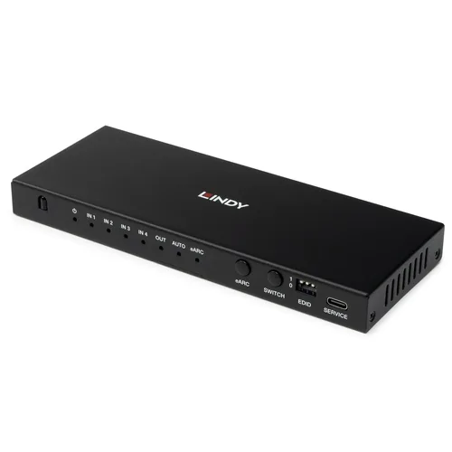 LINDY 4 Port HDMI 8K60 Switch mit eARC