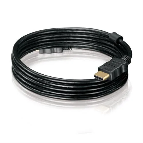 HDGear Kabel HDMI - HDMI, 1 m - Kabeltyp: Anschlusskabel - Videoanschluss Seite A: HDMI - Videoanschluss Seite B: HDMI - Detailfarbe: Schwarz - HDMI Standard: 1.4 - Display Port Standard: Keine Angabe
