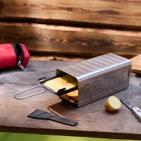 Kisag Teelicht-Raclette Light Pro Silber - Detailfarbe: Silber - Anzahl Teelichte: 1 × - Material: Edelstahl