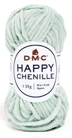 DMC Wolle Happy Chenille Helltürkis, 38 m - Packungsgrösse: 1 Stück - Waschbar bei: 40 °C - Länge: 38 m - Detailfarbe: Blasstürkis - Material: Polyester - Nadelstärke: 3 mm