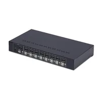 STARTECH.COM 8 Port DisplayPort KVM Switch 1HE Rackmount Satz 4K 60Hz DP 1.2 KVM Umschalter Taste/Hotkey TAA