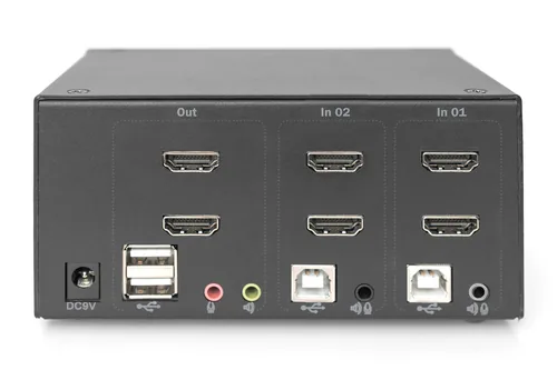 Digitus DS-12860 KVM switch Black