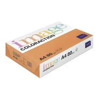 Image Kopierpapier Image Coloraction 80 gm2 A4, Orange, 500 Blatt - Geeignet für Drucker: Universal - Grammatur: 80 g/m² - Papiertyp: Kopierpapier - Materialeigenschaften: Holzfrei - ECF-zertifiziert - Verpackungseinheit: 500 Stück - Papierformat: A4