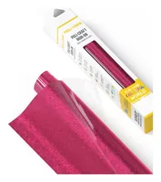 Poli-Tape Aufbügelfolie Pearl Glitter, 30.5 x 61 cm, Pink - Geeignet für Drucker: Nein - Detailfarbe: Pink - Aussenanwendung: Nein - Selbstklebend: Nein - Aufbügelbar: Ja - Folientyp: Aufbügelfolie Effekt