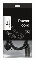 Gembird Type F/C19 1.8m Black Power plug type F C19 coupler