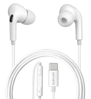 4smarts Active In-Ear Stereo Headset USB Type-C Melody Digital Basic Wired Calls/Music White