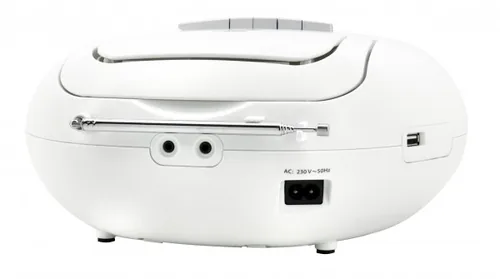 Soundmaster SCD7800WE portable stereo system Analog & digital 3 W DAB+, FM White MP3 playback