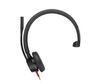 HP Poly Blackwire 3315 Monaural Microsoft Teams Certified USB-C Headset +3.5mm Plug +USB-C/A Adapter Avec fil Arceau Bureau/Centre d'appels USB Type-C Noir