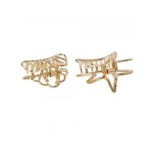 Creativ Company Haarklemme 6 cm, 2 Stück, Gold - Produkttyp: Haarklammer - Zertifikate: Keine Zertifizierung - Detailfarbe: Gold - Natürlich Leben: Keine Besonderheiten