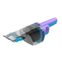 BLACK+DECKER Akku-Handsauger NVD220BP-QW Hellblau/Violett - Fassungsvermögen: 290 ml - Staubsauger Typ: Akku-Handstaubsauger - Nasswischfunktion: Nein - Ladezeit: 300 min - Max. Laufzeit: 13 min - Spannung: 7.2 V