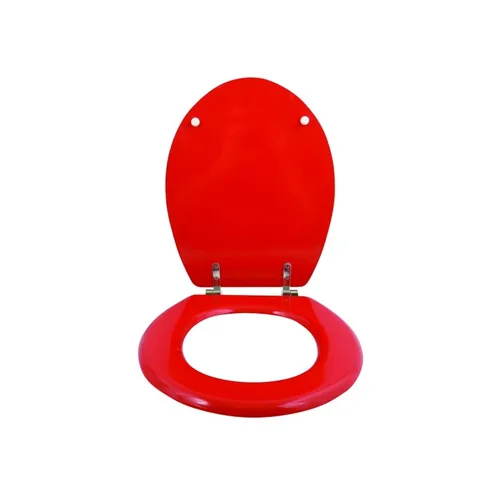 MSV 3700703993414 toilet seat Hard toilet seat MDF Red