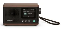 Pure DAB+ Radio Classic Mini Schwarz/Walnuss - Widerstandsfähigkeit: Keine Angabe - Radio Tuner: DAB+ - FM - Stromversorgung: Akkubetrieb - Netzbetrieb - Detailfarbe: Schwarz - Walnuss - Streaming Formate: Keine - Ausstattung: Display - Equalizer - Sender