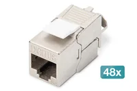 DIGITUS Keystone Jack Cat6ARJ45->LSA geschirmt 500MHz 48St