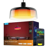 Govee Pendelleuchte 30 x 30 x 17.1 cm - Betriebsart: Netzbetrieb - Lampensockel: LED fest verbaut - Smart Home: Kompatibel - Farbtemperatur Kelvin: Keine Angabe - Anwendungsbereich: Indoor - Gesamtleistung: 36 W
