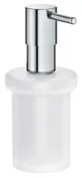 GROHE Seifenspender Essentials 160 ml, Weiss - Fassungsvermögen: 160 ml - USB-Schnittstelle: Nein - Detailfarbe: Silber - Weiss - Wandmontage: Nein - Sensor-Technik: Nein