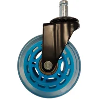 LC-Power Gaming Stuhlrollen 5er Set Hellblau - Detailfarbe: Hellblau