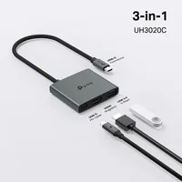 TP-LINK USB-C 3-Port Hub UH3020C HDMI 4K,USB-A, PD 100W