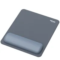 Fellowes Ergonomische Mausmatte Breyta mit Handgelenkauflage Navy - Tiefe: 200 mm - 240 mm - Breite: 200 mm - 240 mm - Detailfarbe: Navy - Form: Eckig - Höhe: 17.5 mm - Handgelenkauflage: Ja