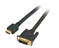 EFB HighSpeed HDMI Kabel mit Eth. HDMI A-DVI-D,St.-St.,5,0
