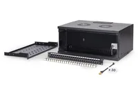 DIGITUS Netzwerk-Set 483 mm 19 - 4HE, 540x400 mm BxT sw