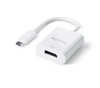 PureLink Adapter IS200 USB Type-C - DisplayPort, Weiss - Kabeltyp: Adapter - Videoanschluss Seite A: USB Type-C - Videoanschluss Seite B: DisplayPort
