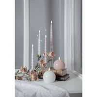 Star Trading LED Dinner Candle 2 Pack Flamme Shine Pink