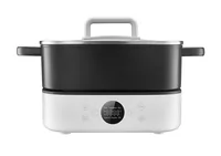 Xiaomi Multicooker Hot Pot Cooker 6 l - Funktionen: Garen - Kochen - Warmhalten - Ausstattung: Antihaft-beschichteter Innentopf - Glasdeckel - Trockengehschutz - Detailfarbe: Schwarz - Weiss - Volumen: 6 l