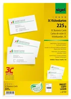 SIGEL Visitenkarten 85x55mm LP797 weiss, 225g 1000 Stück