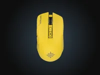INCA Gaming Maus RGB 7200DPI 7TastenUSBBT 1.50m gelb