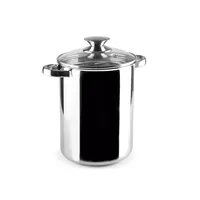 Ibili Spargeltopf Oslo 16 cm - Material: Edelstahl - Topfart: Kochtopf - Kompatible Kochfelder: Gas - Elektro - Antihaftbeschichtung: Ja - Detailfarbe: Silber - Spülmaschinenfest: Ja