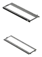 HAVN HS 420 Fan Brackets für 360 mm Radiatoren Schwarz - 