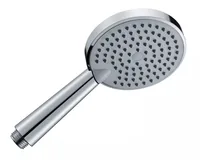 diaqua® EXCLUSIVE, Duschbrause Aria 100 - Material: Kunststoff - Farbe Siebplatte: Chrom - Wassersparend: Ja - Anschluss: 1/2 - Anzahl Strahlarten: 1 - Farbe: Verchromt