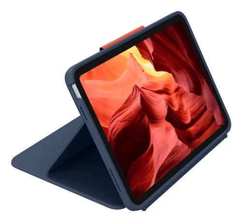 Logitech Rugged Combo 4 Touch - Tastatur und Foliohülle - mit Trackpad - Apple Smart connector 